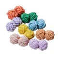 Mens Cuff Links Fashion Men's Shirt Cufflinks Trade Mixed Solid Colors DIY Braided Wire Buckle Cuff Link. 