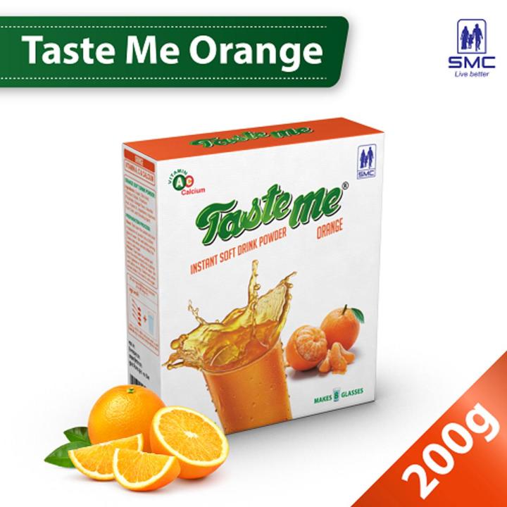 Taste Me Orange Flavor Drink 200gm Box