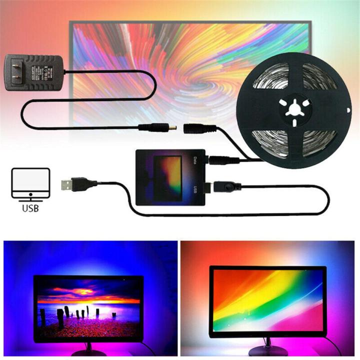 DIY TV USB WS2812B LED Backlight Belt Computer Display Fantasy ...