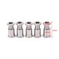 5 Pairs Crankset Bolts Crank Bolts Bike Chainring Bolts Bicycle Crank Screws Nut.