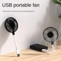 Small Portable USB Fan In-line Silent Office Table Fan USB Rechargeable Fan.