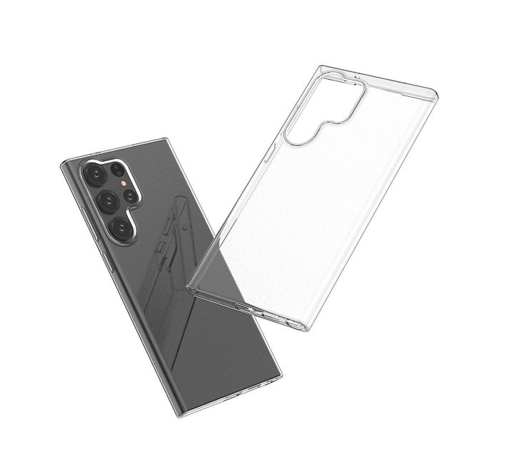 Samsung%20Galaxy%20S23%20Ultra%20Flexible%20Clear%20Transparent%20Soft%20TPU%20Back%20Case%20Cover%20-%20Image%202