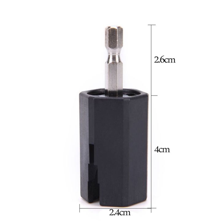 JOUYI%202Pcs%20String%20Winder%20Tuning%20Peg%20Puller%20Replace%20Electric%20Drill%20with%20Guitar%20String%20Action%20Ruler,%209%20Understring%20Radius%20Gauge%20-%20Image%202