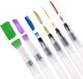 Water Color Brush Pen Set: Ohuhu Set of 6 Watercolor Paint Brushes for Water Soluble Colored Pencil Watercolor Water-Base Markers Powdered Pigment Watercolor Paints Ideal for Adults Teens Artists.