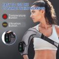 Electric Heating Shoulder Brace LED Display Vibration Shoulder Massage Support Belt Strap for Arthritis Joint Injury Pain Relief. 