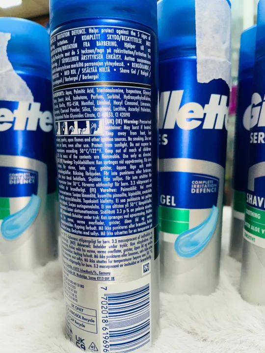 Gillette%20Series%20Soothing%20Aloe%20Vera%20Shave%20Gel%20200ml%20for%20Sensitive%20Skin%20-%20Gentle%20Shaving%20Cream%20-%20Image%206