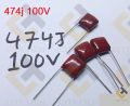 20Pcs-474j 100V Metallized 474j 100V Polypropylene Capacitor Mylar 470nF Polyester Film Capacitor Electrical Circuitry & Parts.