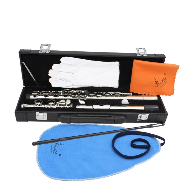 Western%20Concert%20Flute%20Cupronickel%20Plated%20Silver%2016%20Holes%20C%20Key%20Woodwind%20Instrument%20-%20silver%20-%20Image%206