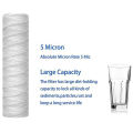 Creative product 3Pcs Water Purifier 10 Inch String Wound Filter Cartridge 5 Micrometre PP Cotton Filter Sedmient Filter. 