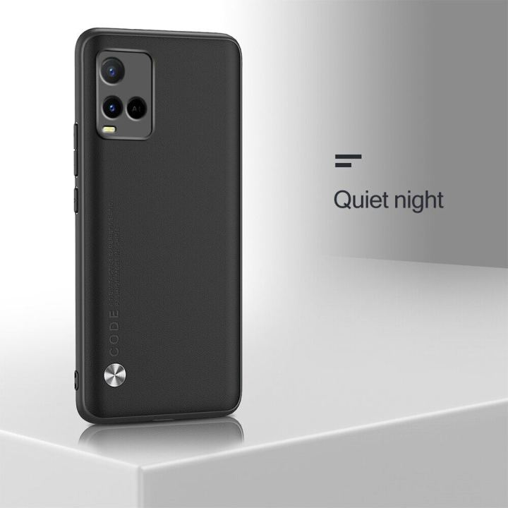 lthmy%20for%20VIVO%20Y33S%204G%20case%20Leather%20Shockproof%20Protect%20Cover%20Soft%20Silicone%20Frame%20Shell%20Coques%20-%20Image%202