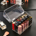 Transparent Acrylic Flip Lipstick Storage Box Nail Polish Storage Box Jewelry NOVO.