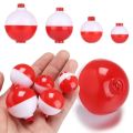 Fishing Bobbers Hard Plastic Fishing Float Ball Red White Float Ball Mini Fishing Bobber Floats Set Gadget Round Buoy Fishing Floating Tool Sea Fishing.