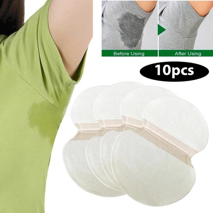 10 Pcs Summer Armpit Sweat Pads Underarm Deodorants Stickers Absorbing Disposable Anti Perspiration Patch Armpit Care Pads