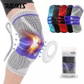 AOLIKES Knee Brace for Men Women Silicone Gel Spring Support Knee Pads Workout Meniscus Tear Joint Pain Relief Knee Sleeve. 