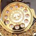 Music Box Ornament Retro Telephone Model Home Decoration Craft Special Gifts. 