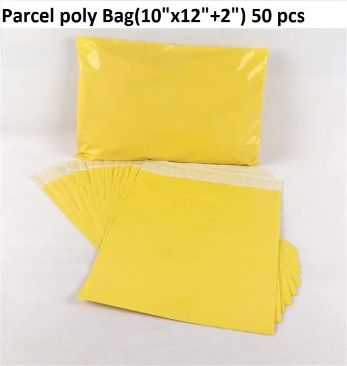 (10"x12"+2)%20inch%2050%20Pcs%20Courier%20poly%20Bag/parcel%20poly%20Bag/Mailer%20poly%20Bag%20yollow%20colour%20-%20Image%206