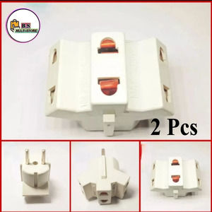 2 pin Multi Plug , 2 PSC (3 Way New Model) Strong Plastic | Daraz.com.bd