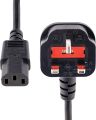 Computer Power Cable Cord for Desktops PC and Printers/Monitor SMPS Power Cable IEC Mains Power Cable Black. 