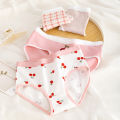 Cherry girl panties soft breathable pure cotton cute girl triangle pants medium waist women panties.