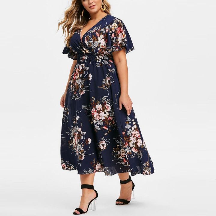 Fashion%20Plus%20Size%203XL%204XL%205XL%20Women%20Dress%20Floral%20Chiffon%20Flower%20Dress%20Bohemian%20Beach%20Summer%20Dresses%20Urban%20Gypsy%20Ropa%20Vestidos%20-%20Image%205
