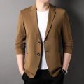 Sun Protection Clothing Men 2023 New Ice Silk Lightweight Spring and Summer Thin Mens Blazer Jacket Smart Casual Male Suit Coat.