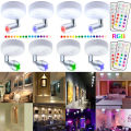 GC Led Wireless Spotlight 13-color 3 Dimming Modes Adjustable Angle Remote Control Rgb Spot Lamp With Timing Function. 