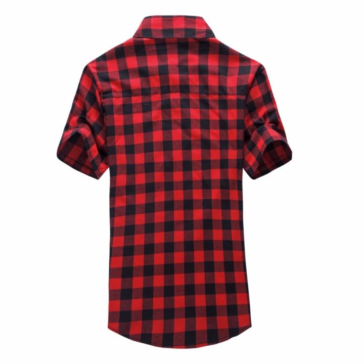 Green%20Plaid%20Shirt%20Men%20Shirts%202023%20New%20Summer%20Fashion%20Chemise%20Homme%20Mens%20Checkered%20Shirts%20Short%20Sleeve%20Shirt%20Men%20Blouse%20-%20Image%205