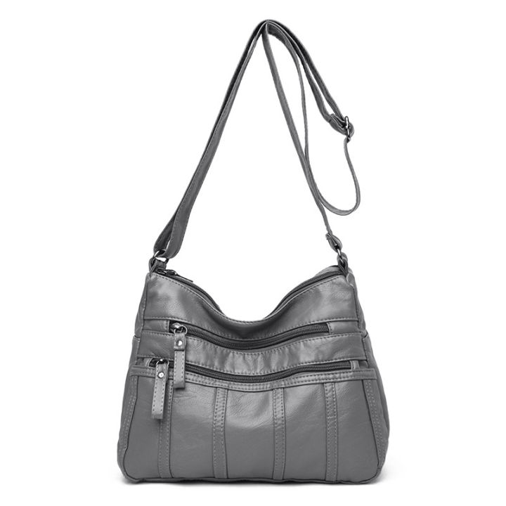 Crossbody%20Bag%20Women's%202020%20New%20Soft%20PU%20Fashion%20Versatile%20Bag%20Multi-layer%20Korean%20Version%20Simple%20Washed%20Leather%20One%20Shoulder%20-%20Image%206