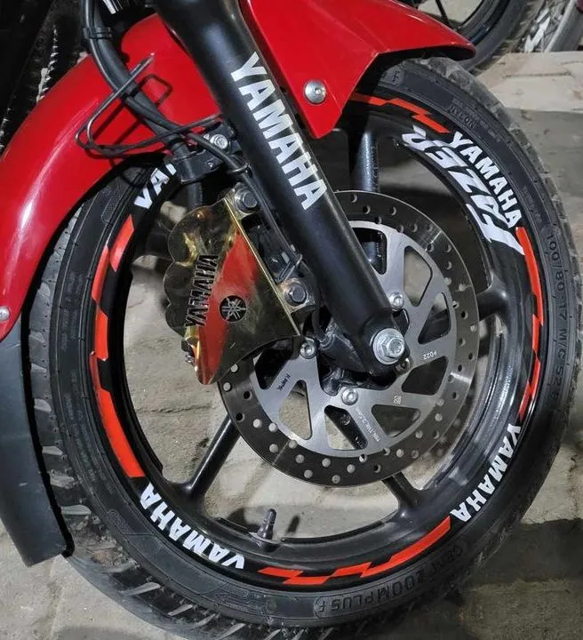 Three Wheel Full Set Sticker Design FAZER | YAMAHA FAZER | V2 | YAMAHA | Wheel Rim Stickers | FAZER Rim ...