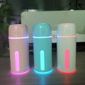 260ML Mini Humidifier USB Ultrasonic Air Humidifier LED Lamp Essential Oil Diffuser Car Purifier Aroma Anion Mist Maker Portable.