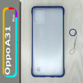 Yonpor Case For Oppo A31 - Ultra-thin Frameless Transparent Matte Hard Mobile Phone Case Cover. 