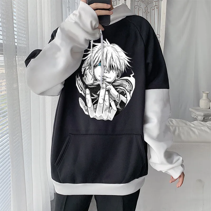 Anime Jujutsu Kaisen Harajuku Gojo Satoru Manga Hoodies Cool