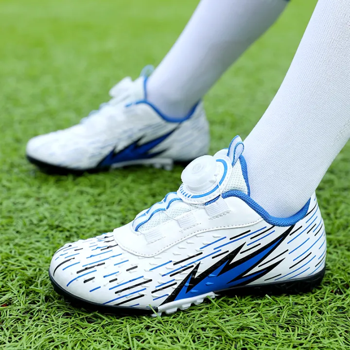 Rotating%20Button%20Velcro%20No-Tie%20Macy%20Children's%20Football%20Shoes%20Training%20ShoesTFBroken%20Nail%20Boys%20and%20Girls%20Students%20-%20Image%203