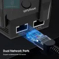 DoomHot WiFi Repeat-er 300Mbps Wi-Fi Signal Amplifi-er 5G Wireless Range Extend-er 6 Antenna WiFi Signal Boost-er Network Routers Network Extend-er for AP Router Range. 