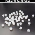 Silicone Rubber Earbuds Tips, Eartips, Earpad 5 pairs. 