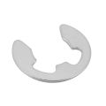 120PCS 304 Stainless Steel E Clip Washer Assortment Kits Circlip Retaining Ring For Shaft Fastener M1.5-M10. 