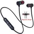 Wireless Sports Bluetooth Magnet Earphone Bluetooth Headset with Mic. 