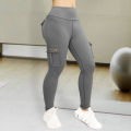Butt-lifting Leggings Stylish High Waist Yoga Pants for Women Quick-drying Soft Breathable with Pockets Perfect for Jogging Sports.