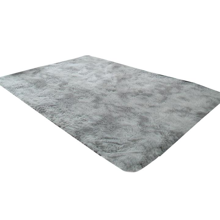 Fluffy Rug Skin-friendly Wear Resistant Polyester Ultra Soft Indoor Floor Mat for Home