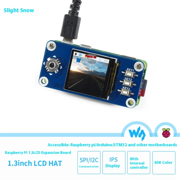 Snow Detection Camera Raspberry Pi Micro Snow Raspberry Pi 4B/3B+/Zero 1.3-inch IPS Display Module ...