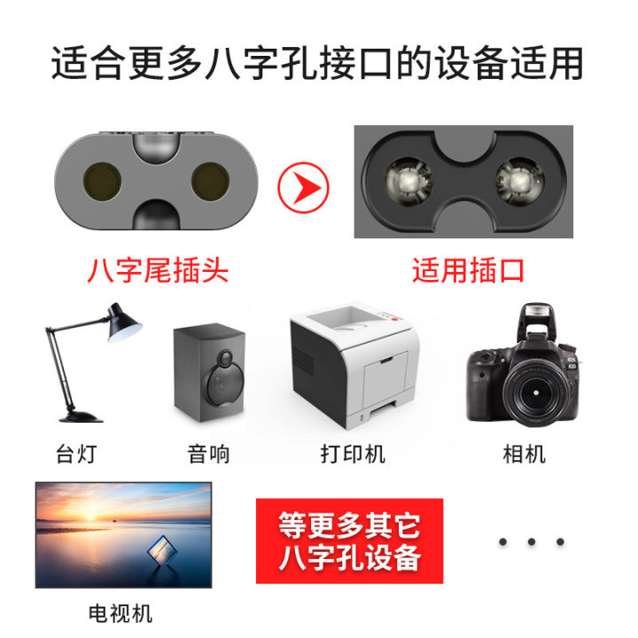 UL%20Pure%20Copper,%20American%20Standard%20Figure-of-Eight%20Tail%20Power%20Cable,%20American%20Specification%20Figure-8%20Tail%20Polarity%20Plug%20Cable,%20Scooter%20TV%20Connection%20Cable%20-%20Image%202