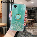 Casinglee for Samsung Galaxy A03 Core case Shiny Ring Glitter Soft Transparent Holder Stand Back cover with String for Samsung A03 Core Phone cases cover Stars Moon Girls For girls and Boys. 