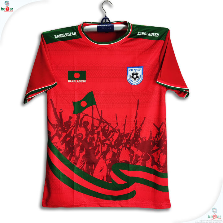 B-d Short Sleeve Football Jersey for Men - Half Sleeve t-shirt - Banglades Fan Jersey 2026/2027