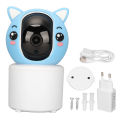Pet Camera Intelligent 360 Degree Rotation Two Way Talk Night Vision Remote Monitoring Dog Wireless Surveillance Camera. 