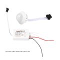 IR Infrared Module Body Sensor Intelligent Light Motion Sensing Switch New-white.