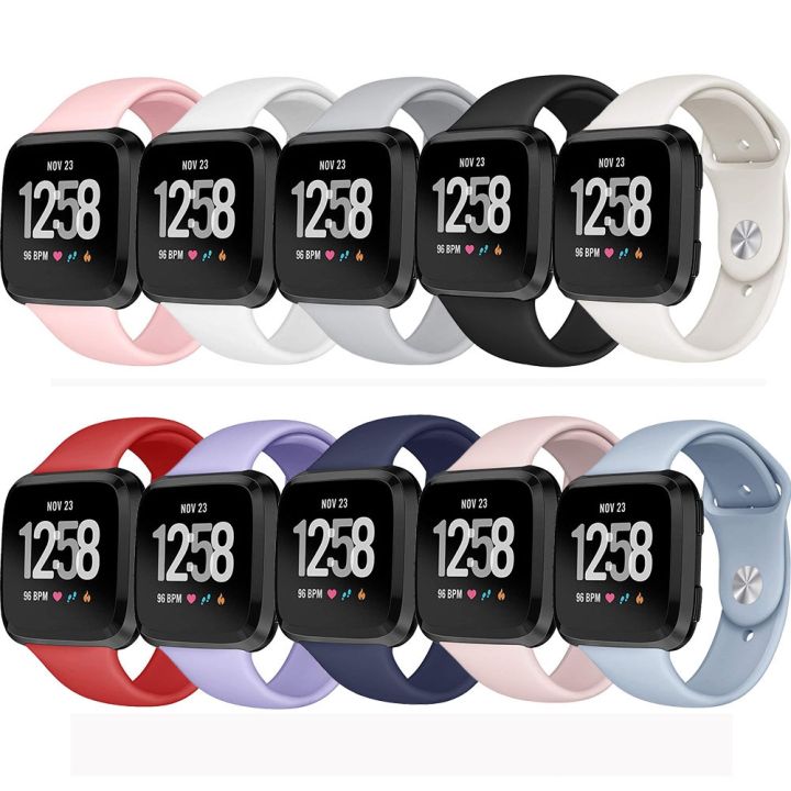 For%20Fitbit%20Versa%202%20/%20Fitbit%20Versa%20/%20Fitbit%20Versa%20Lite%20Solid%20Color%20Silicone%20Watch%20Band,%20Size:L(White)%20-%20Image%207