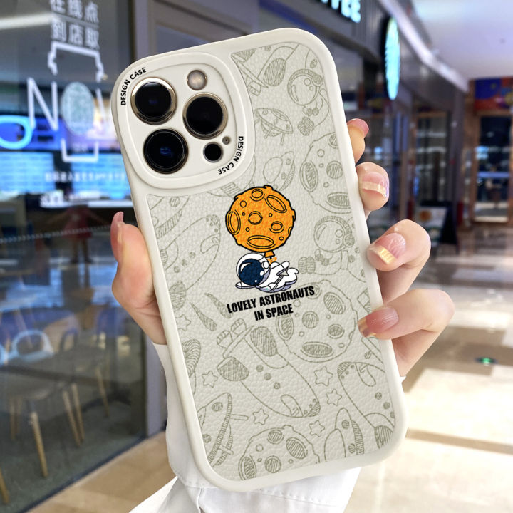 Jizetin%20for%20Samsung%20S21%20FE%205G%20Back%20Cover%20Lovely%20Astronaut%20Lambskin%20Texture%20PU%20Leather%20Back%20For%20Girls%20Boys%20Soft%20Phone%20Case%20-%20Image%209
