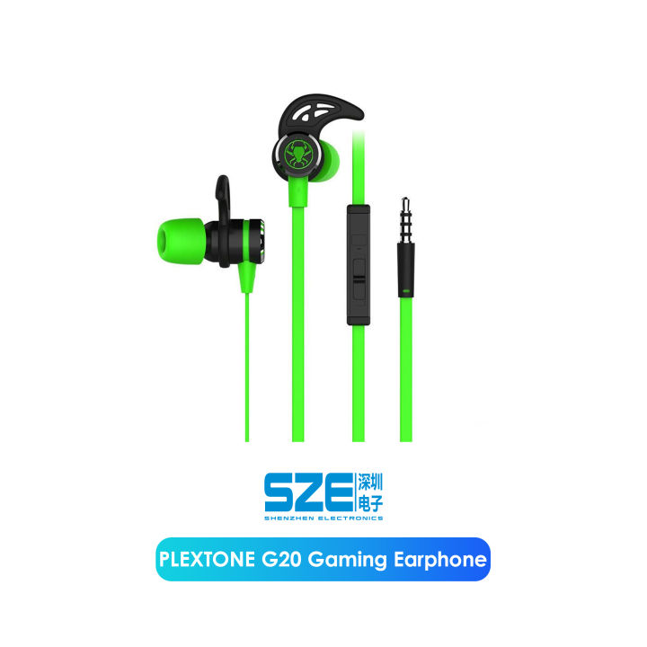 PLEXTONE G20 Earphone With Microphone Wired Magnetic Gaming Headset Stereo Bass Earbuds Computer Earphone