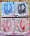 Original STN27 Unicorn Cat Ear Bluetooth Headset Headset Wireless Cartoon Cute Headset LED Light-emitting Folding. 