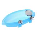 Bird Water Bath Tub For Pet Cage Hanging Bowl Parrot Parakeet Bird Bath+Mirror Birdbath. 